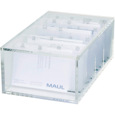 MAUL Box biglietti da visita Acryl 1956305 trasparente