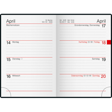 RIDOIDE Partner/Industrie I 2026 7016183906.26 1W/2S schwarz DE 7.2x11.2cm