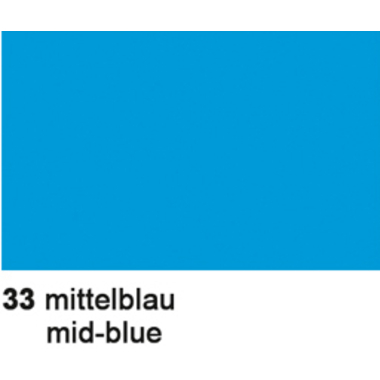 URSUS Seidenpapier 50x70cm 4652233 mittelblau 25 Bogen