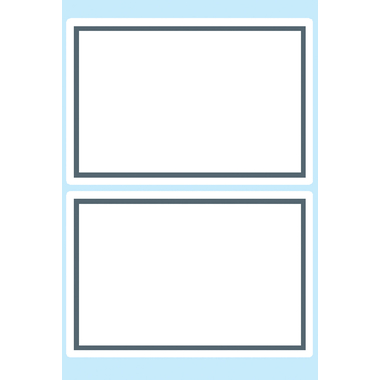 HERMA Heftschilder 55×82mm 5715 Rand grau, liniert 12 Stück