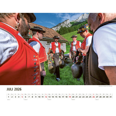 APPENZELLER Bildkalender 2026 9783858829047 Appenzeller DE 40x31cm