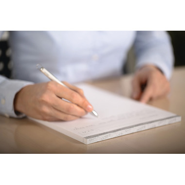 ELCO Bloc notes Prestige A4 73516.20 grau 80 feuilles