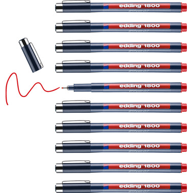 EDDING Profipen 1800 0.70mm 1800-2-07 rot