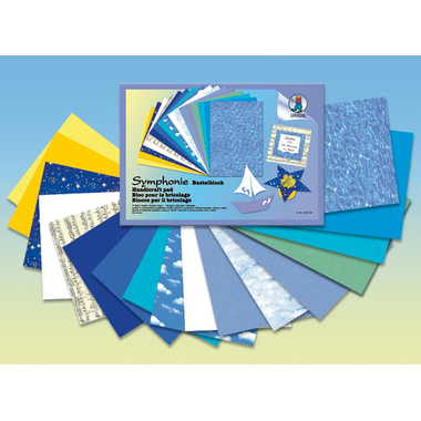 URSUS Blocco bricolage 23x33cm 7840099 colori ass. 17 fogli