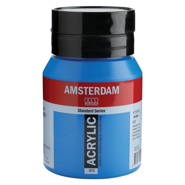 AMSTERDAM Acrylfarbe 500ml 17725722 primaerzyan 572