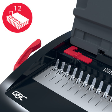 GBC Plastikbindegerät CombBind A4 4410060 CB12, 165 Seiten