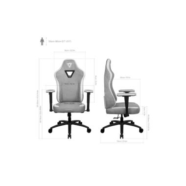 ThunderX3 Gaming-Stuhl EAZE Loft Grau