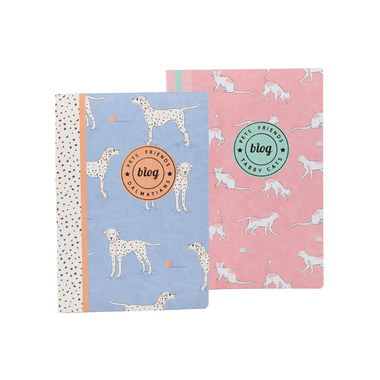 ANCOR Quaderno A5 PET FRIENDS 105469 assort., lines, 90g 48 fogl.