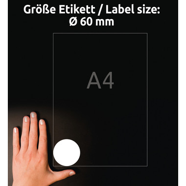 AVERY ZWECKFORM Etiquettes A4/60mm L3416-100 blanc 1200 pcs.