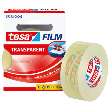 TESA tesafilm 19mmx33m 573780000 Refill transparent