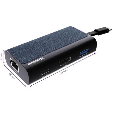 Marmitek Hub USB Connect USB-C Hub 4