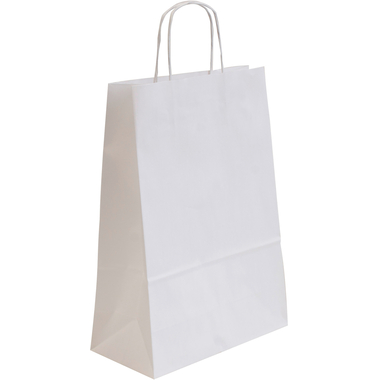NEUTRAL Tragtaschen Allegra weiss SDS26-BIA Kraft,110g, 26x12x36cm 25 Stk.