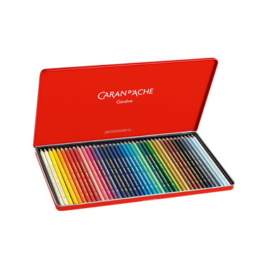 CARAN D'ACHE Farbstifte Supracolor 3,8mm 3888.340 ass. in Metallsch. 40 Stück