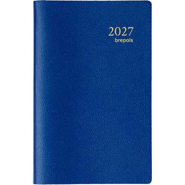 BREPOLS Agenda Delta Genova 2027 0.834.2051 1S/2P blu 8.1x12cm