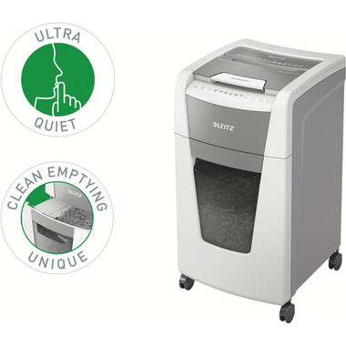 LEITZ Aktenvernichter IQ AF 8016-20-00 Office 300, P-5, 60lt