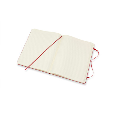 MOLESKINE Taccuino XL 855082 rigato,HardCover,scarlet
