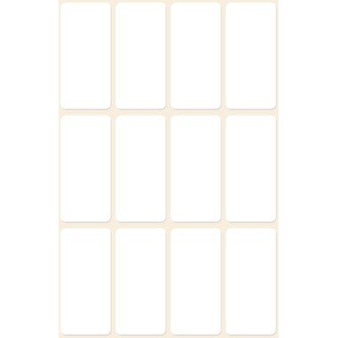 AVERY ZWECKFORM Etiketten 38×18mm 3077 weiss 72 Stück