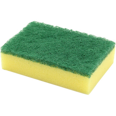 WEITACLEAN Padschwamm 95x70x23mm 5028030 gelb, kraztend 10 Stück