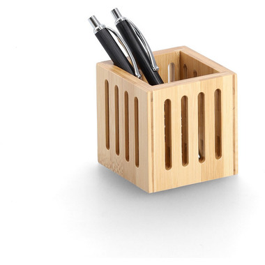 ZELLER Stiftehalter 15201 bambus 8x8x8cm