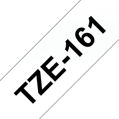 PTOUCH Nastro, plastific. nero/chiaro TZe-161 PT-3600 36 mm