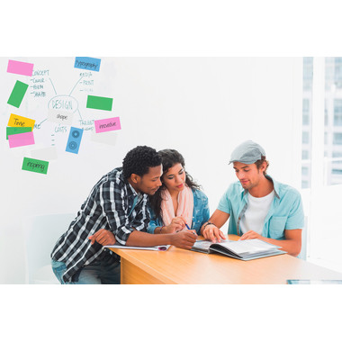 LEGAMASTER Magic-Chart Notes 10x20cm 7-159494 couleurs ass. 250 pcs.