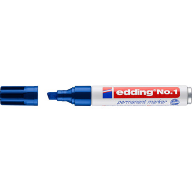 EDDING Permanent Marker No. 1 1-5mm 1-3 blau