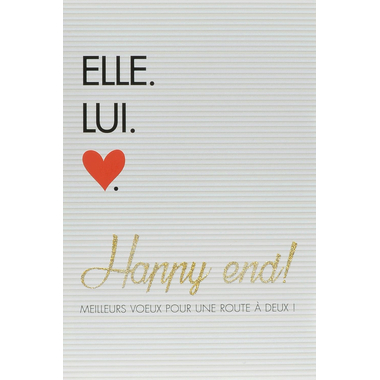 GOLDBEK Carte de mariage FR B6 8443 Tandem