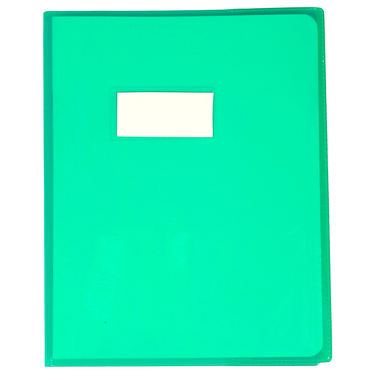 CLAIREFONTAINE Enveloppe à cahier 17x22cm 73005 vert