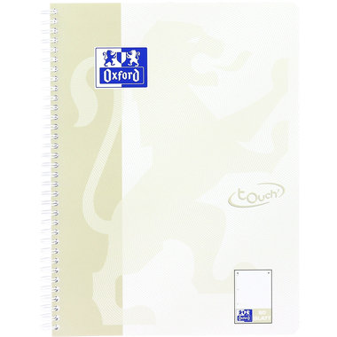 OXFORD Collegeblock Touch A4+ 400132395 lichtgrau, dots 80 Blatt