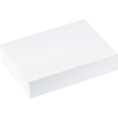 BIELLA Karteikarten blanko A7 23070000U weiss 100 Stück