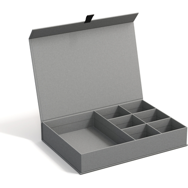 BIGSO BOX OF SWEDEN Schmuckbox Jolie 706154101TAB grau 26.5x19x7cm