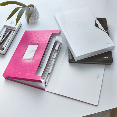 LEITZ Dossier project WOW A4 45890023 metallic pink