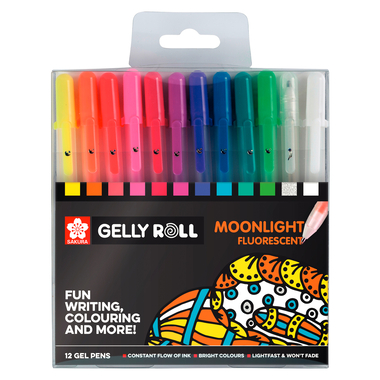 SAKURA Gelly Roll 0.5mm POXPGBMOO12 Moonlight ass. 12 Stück