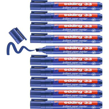 EDDING Permanent Marker 33 33-3 blau