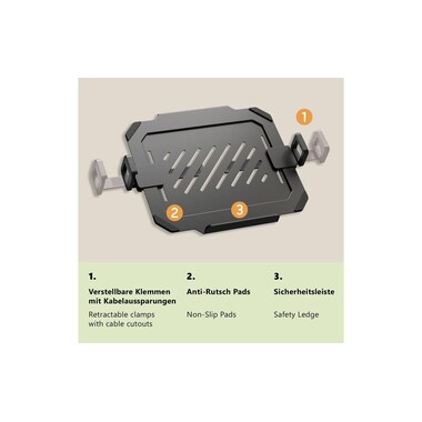 My Wall Notebook Stand HEG8L Economy-Line up to 10 kg – No information