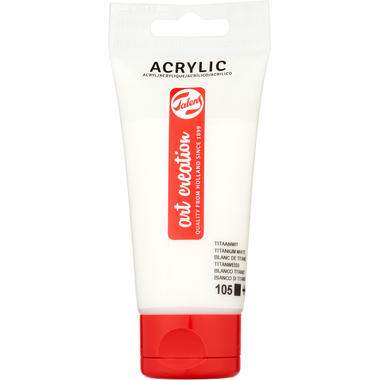 TALENS Acrylfarbe 75ml 3511105M Titanweiss