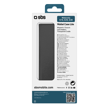 Etui avec poches de rangement pour Motorola Moto G10/G20/G30