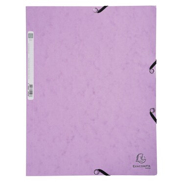 EXACOMPTA Cartellina elastico Aquarel A4 55535E malve