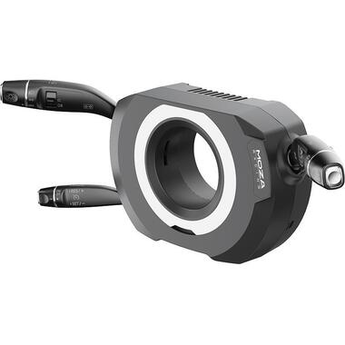 MOZA Racing Multifunktions-Lenksäule, 28 Schalter – schwarz [PC]