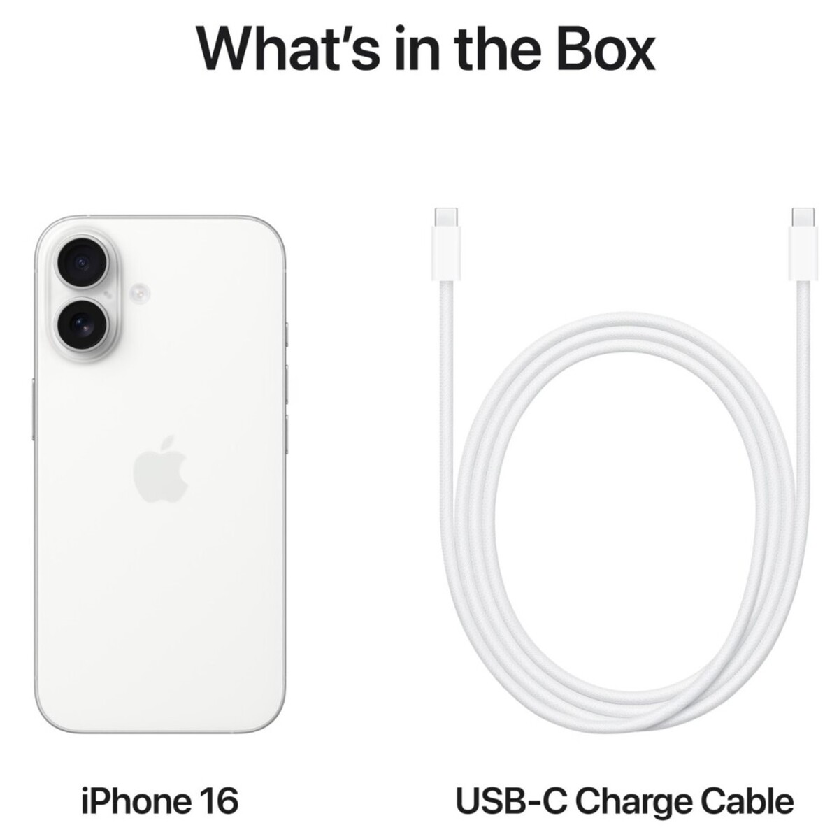 Apple iPhone 16 (128GB, White) | postshop.ch