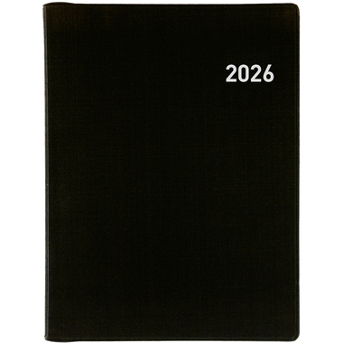 BIELLA Agenda Technikus 4 Wire-O 2026 834141020026U 1J/1P noir ML 10.1x14.2cm