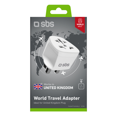 Universal Reiseadapter Typ G für UK | SBS