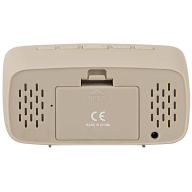 KARLSSON Digitalwecker Mirror oval Grau