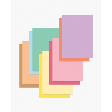 FOLIA SE Kombi-Block A4 678 pastell, 20 Blatt ass.