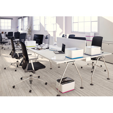 LEITZ MyBox vaschette da scrivania 52571036 bianco/blu