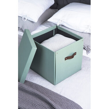 BIGSO BOX OF SWEDEN Aufbewahrungsbox Logan 9901C1649L01 mintgrün 31.5x31x31.5cm