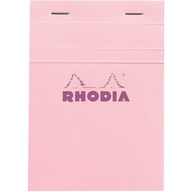 RHODIA Notizblock Couleurs Nr.13 A6 13303C rosa, kariert 80 Blatt