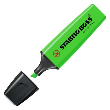 STABILO Boss Marker Original 2-5mm 70/33-10 grün 10 Stück