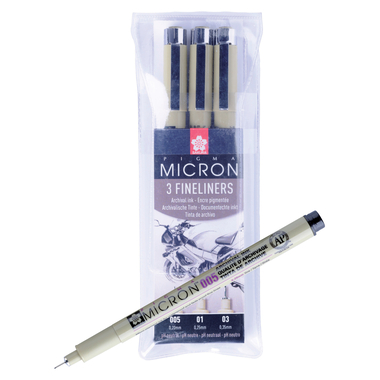 SAKURA Pigma Sakura Micron Design XSDK3FD Set
