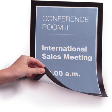 DURABLE Magnetic Duraframe A4 486901 nero 5 pezzi